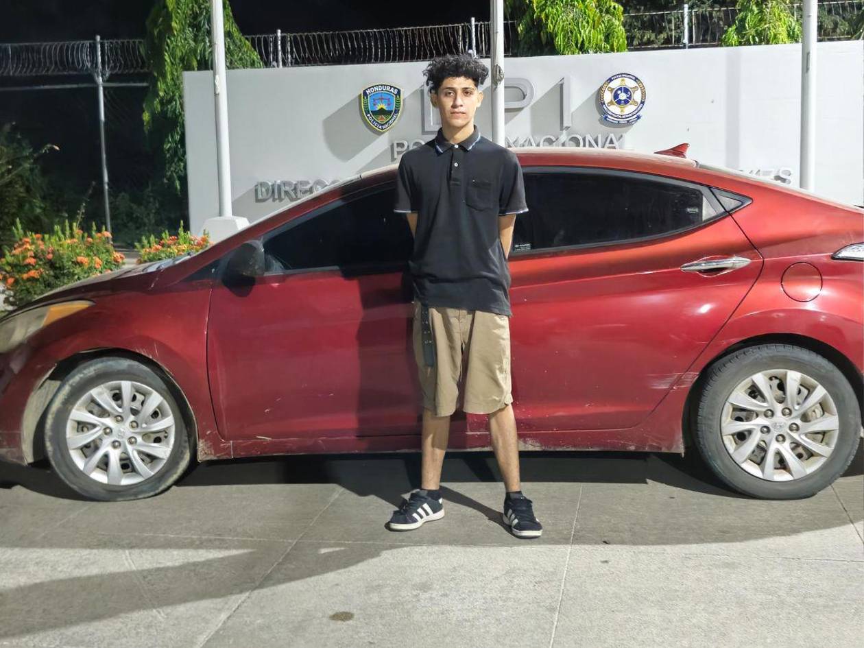 Capturan a presunto pandillero de la 18 por robo de carro en La Planeta
