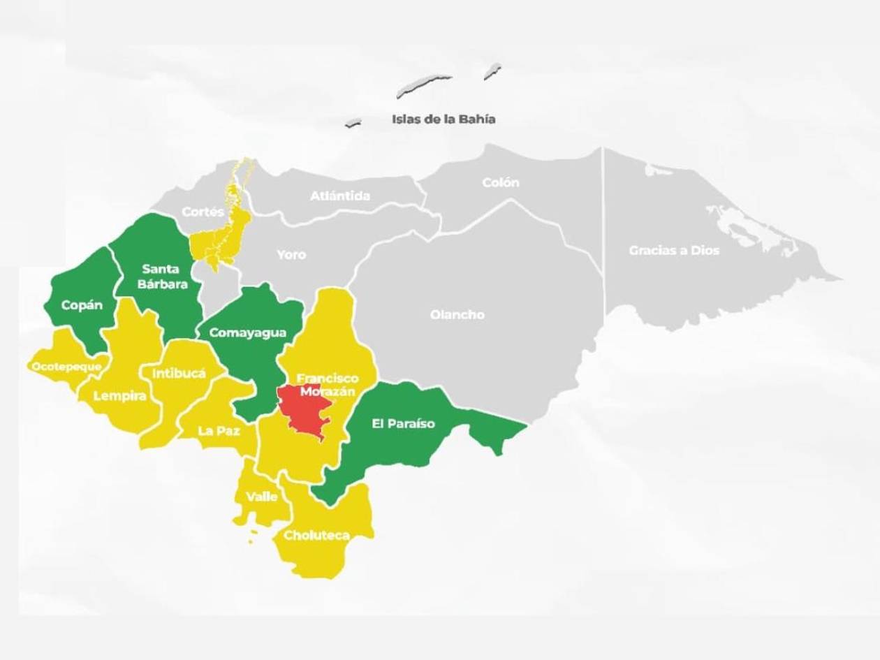 Distrito Central en alerta roja por saturación de suelos y lluvias constantes