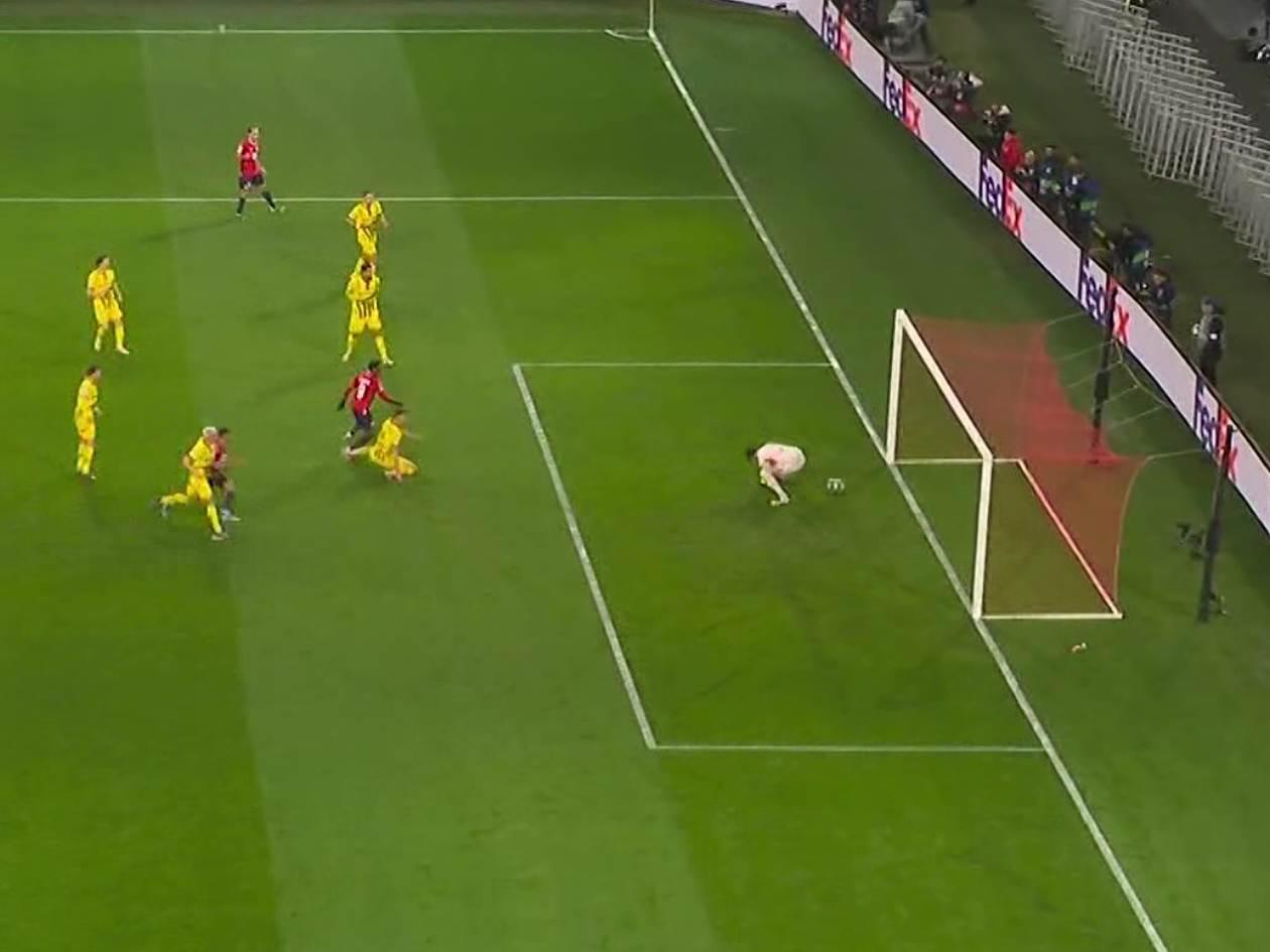 Fiasco en Champions: Jonathan David aprovecha y celebra para Lille