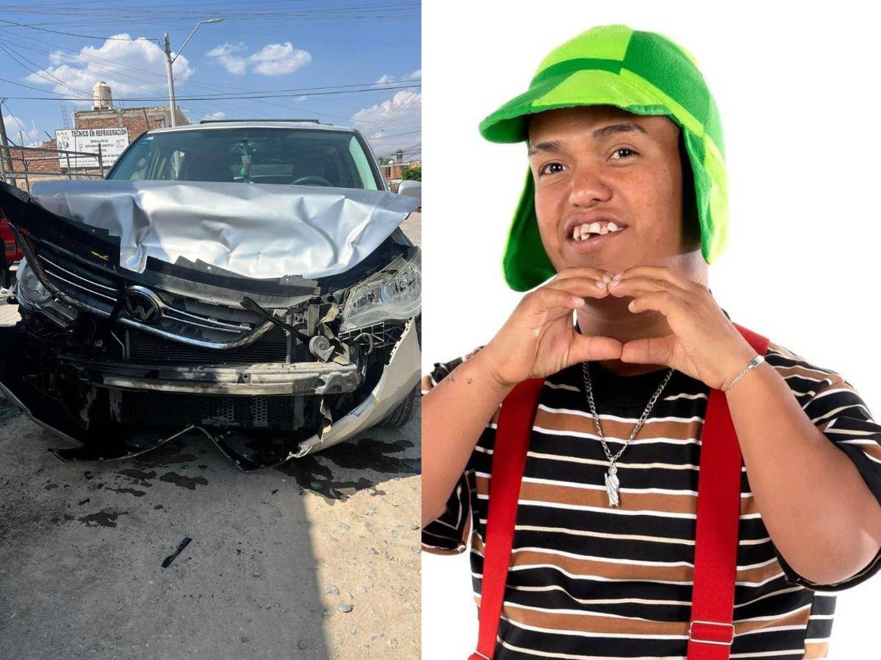 Medio Metro sufre aparatoso accidente, su camioneta terminó destrozada