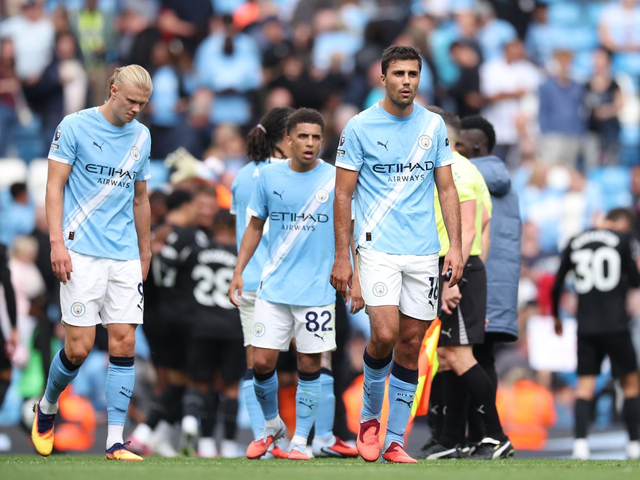Manchester City sufre dura derrota en casa contra Tottenham en la Premier League