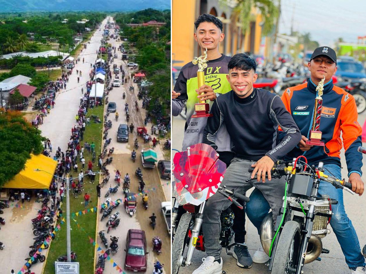 El Negrito, Yoro, se prepara para gran competencia internacional de motocicletas en 1/4 milla