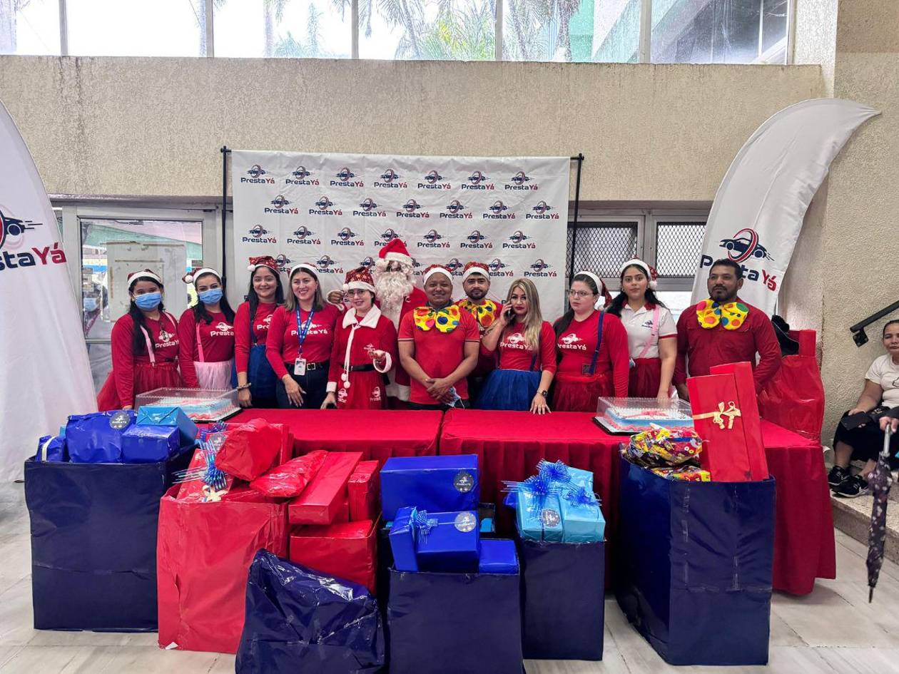Presta Ya lleva la Navidad a los niños del Hospital Mario Catarino Rivas