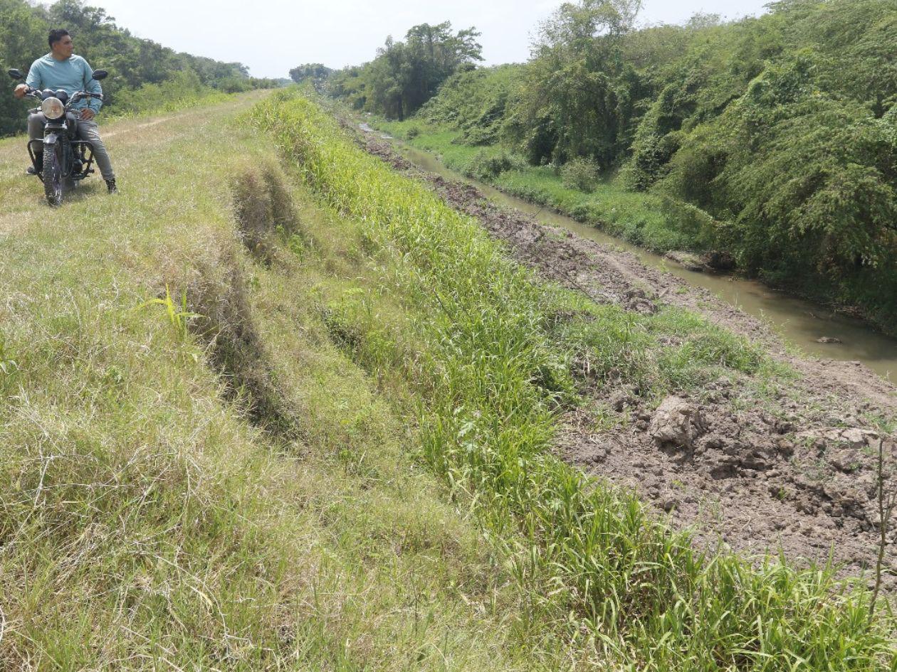 El valle de Sula recibe la temporada de huracanes con bordos dañados