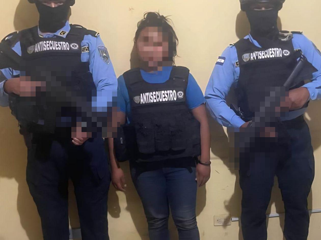 Rescatan sana y salva a joven secuestrada en La Paz; exigían L300,000 de rescate