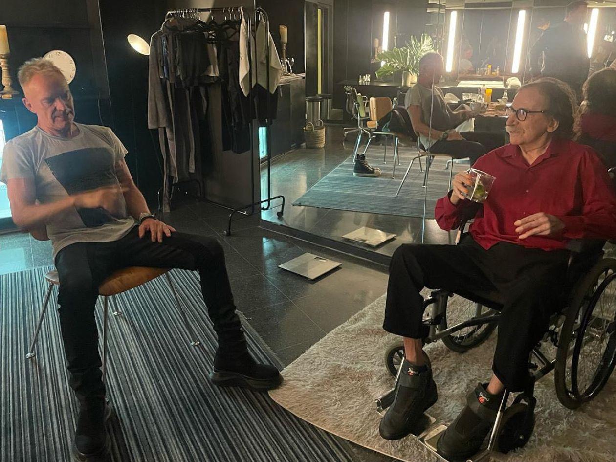 Charly García anuncia colaboración con Sting que verá la luz en octubre