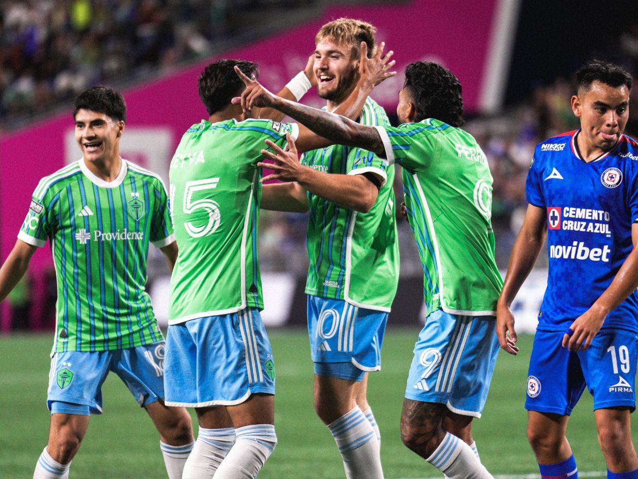 Seattle Sounders aplasta a Cruz Azul con goleada histórica en la Leagues Cup