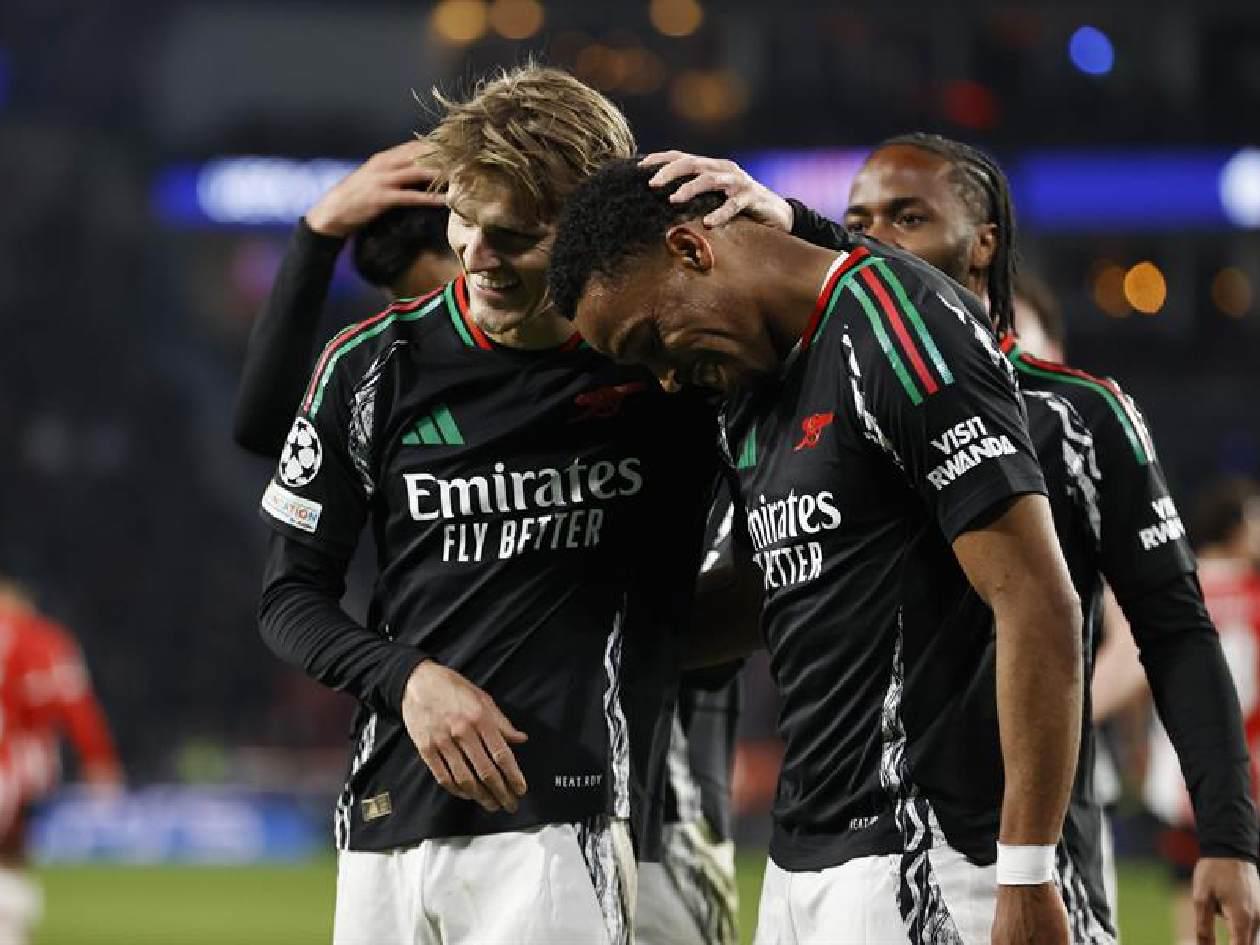 Arsenal receta goleada de escándalo en Champions: ¡siete goles!