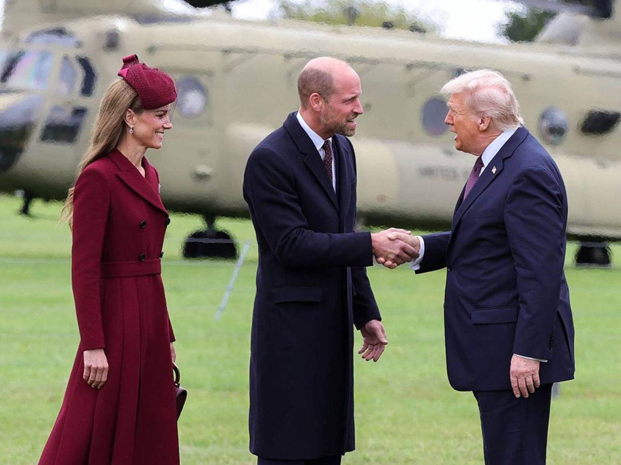 Los príncipes de Gales reciben a Trump en el castillo de Windsor