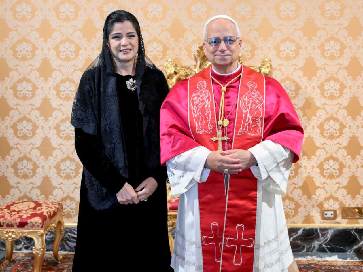 El papa León XIV recibe a la nueva embajadora de Honduras ante la Santa Sede