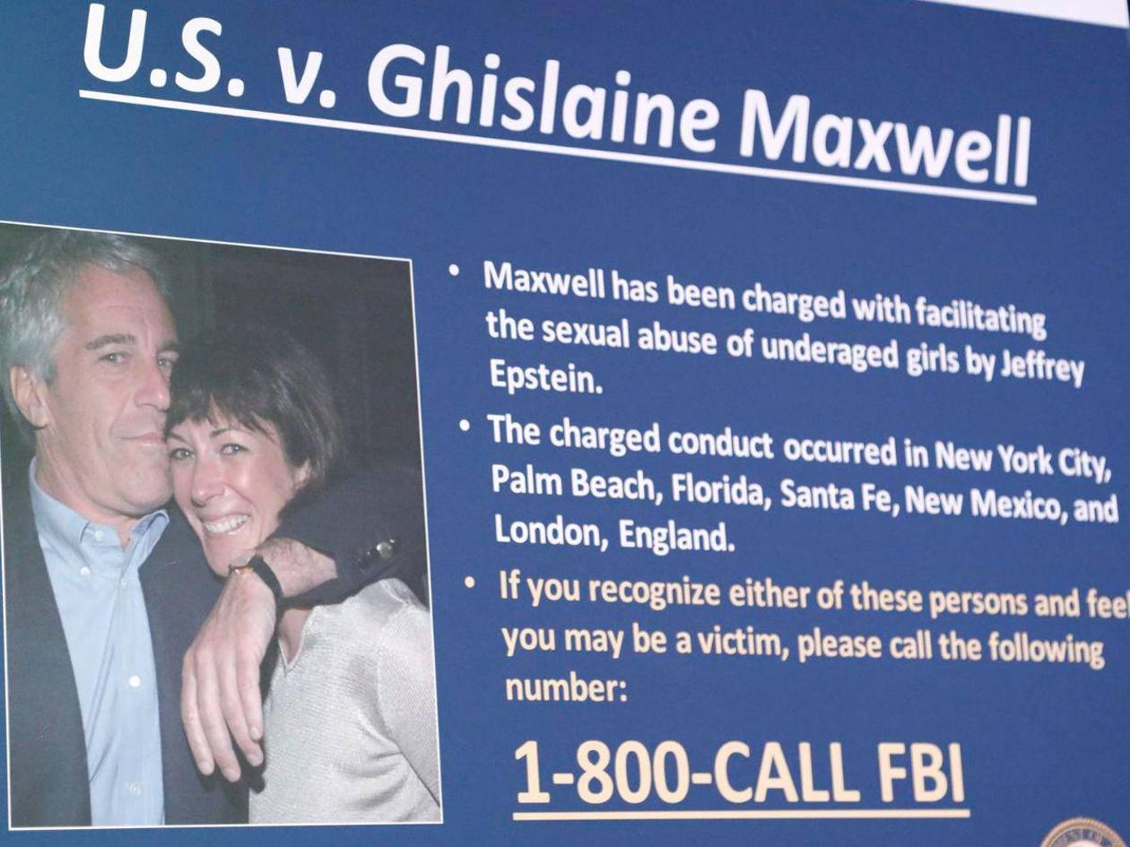 Expareja de Epstein asegura que no había lista de clientes y desvincula a Trump