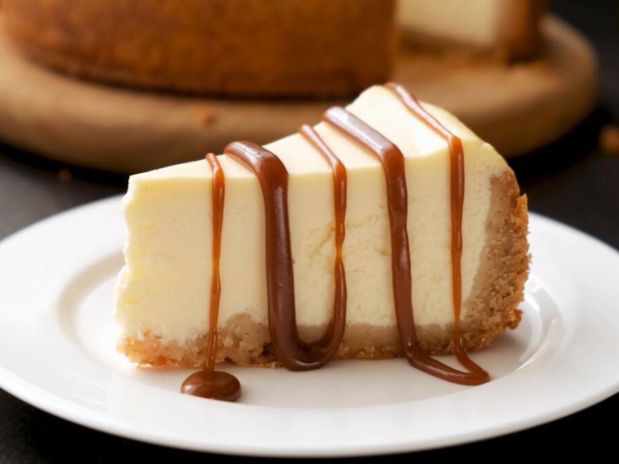 Cheesecake de dulce de leche