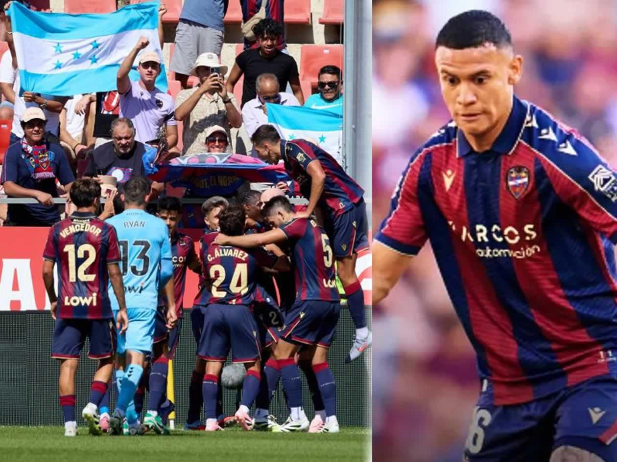 Levante golea y suma primer triunfo en la Liga Española: Kervin Arriaga vio acción