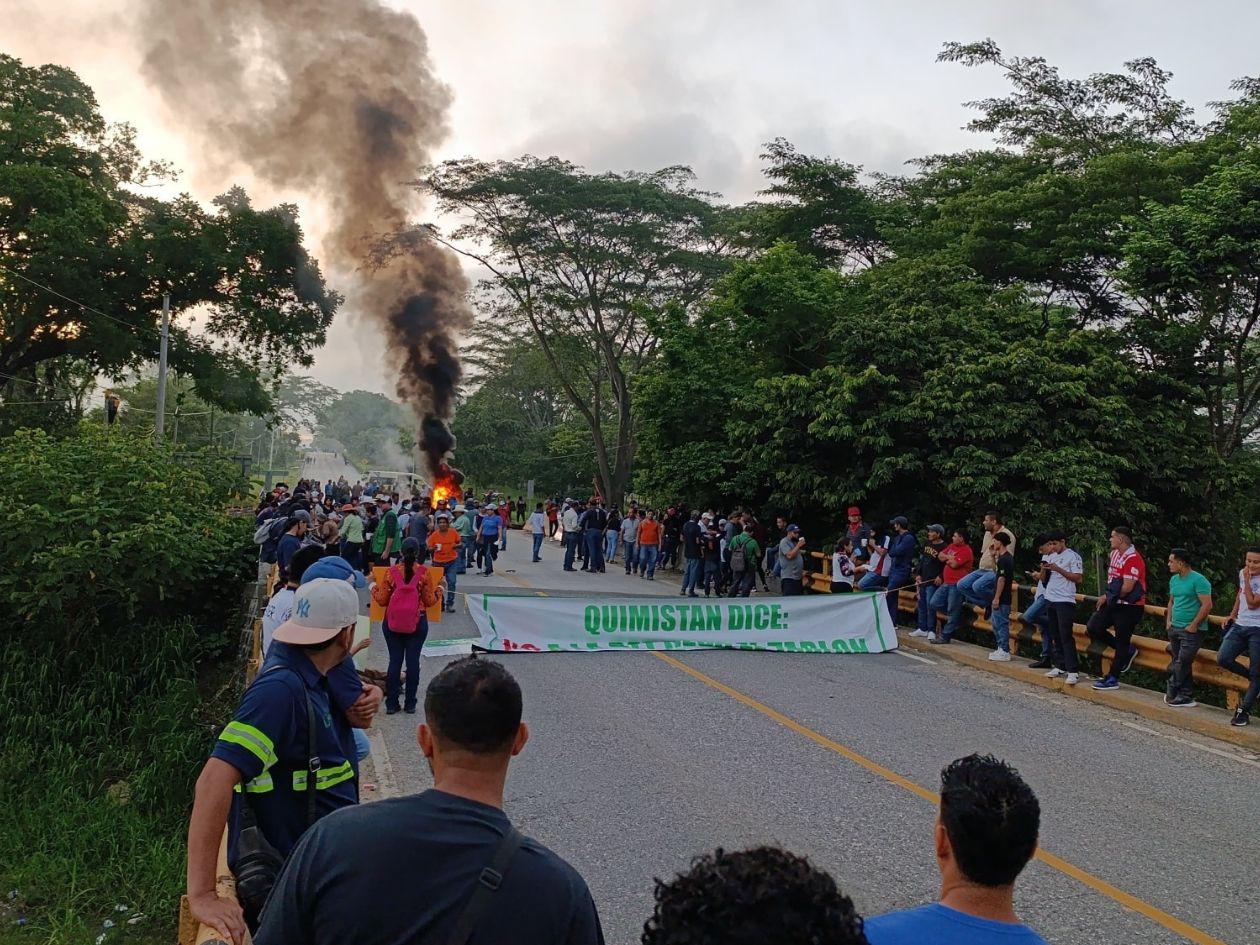 Liberan la CA-4 tras varias horas de protesta en Quimistán