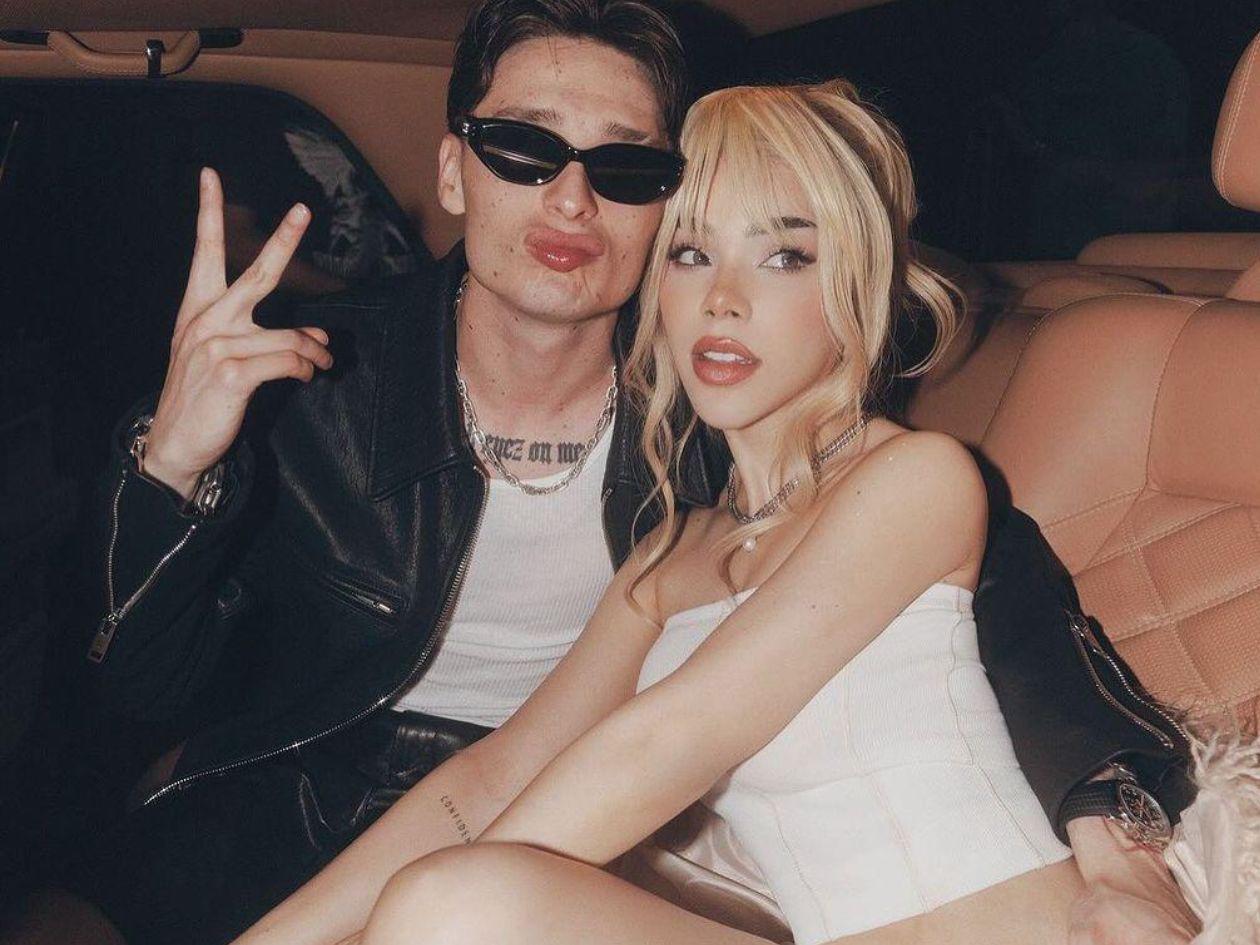 Peso Pluma y Kenia Os celebran nueve meses juntos con románticas fotos