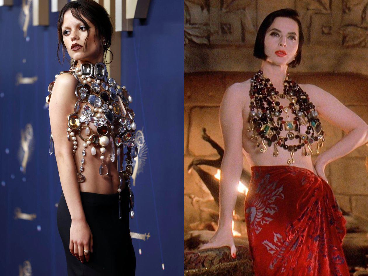 Jenna Ortega y su homenaje a Isabella Rossellini en los EMMY