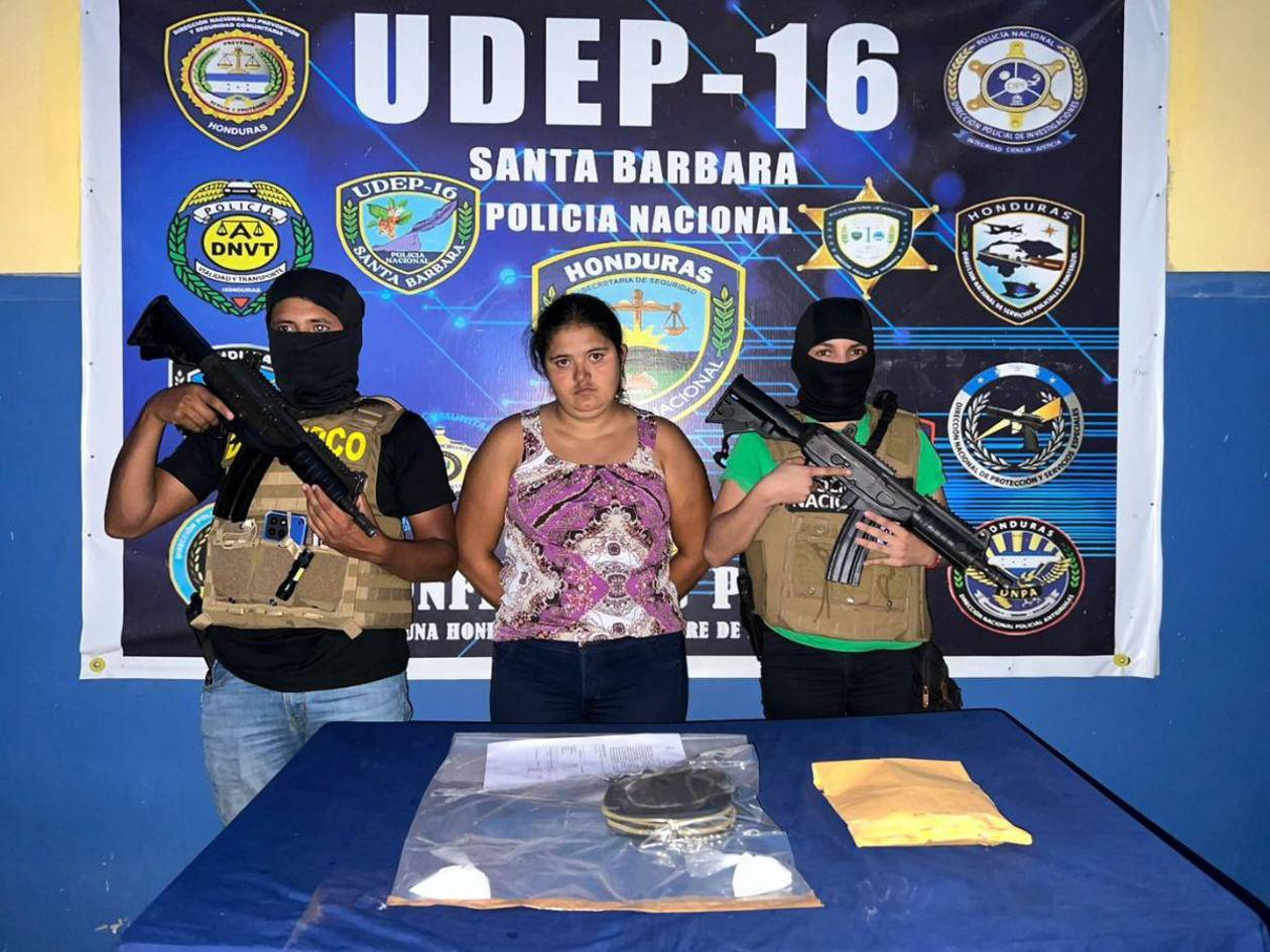 Capturan a alias “La Gorda” por tráfico de estupefacientes en Santa Bárbara