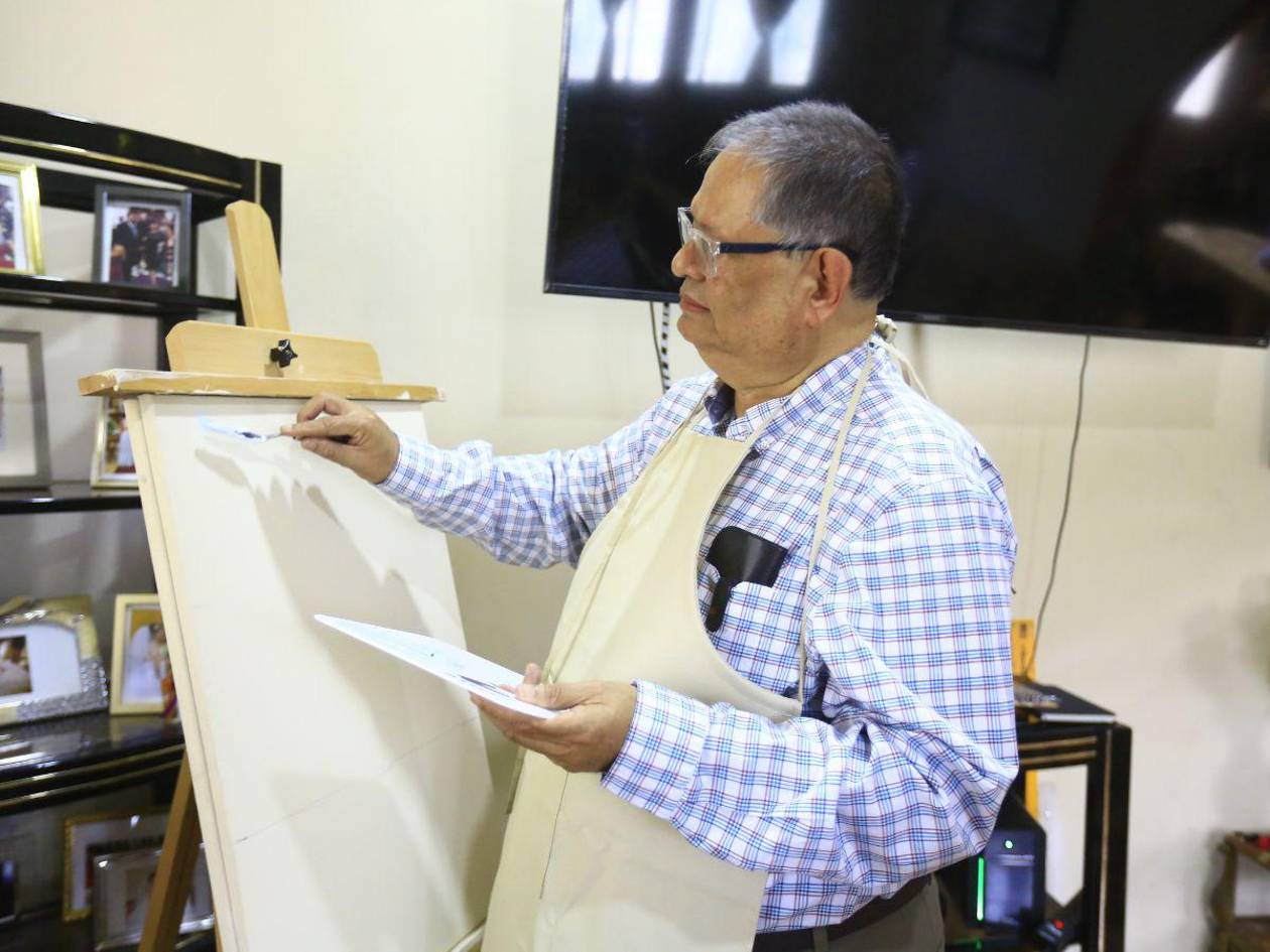 Retomó el arte a los 70 y probó que nunca es tarde para soñar