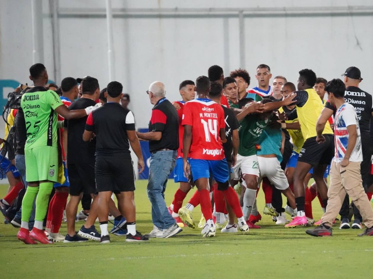 Jugadores del Marathón y Olimpia en problemas: Esto dice el acta arbitral