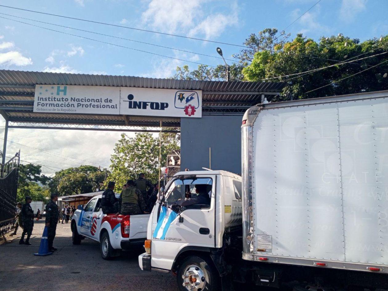 Así avanza ingreso de material electoral a las bodegas del Infop