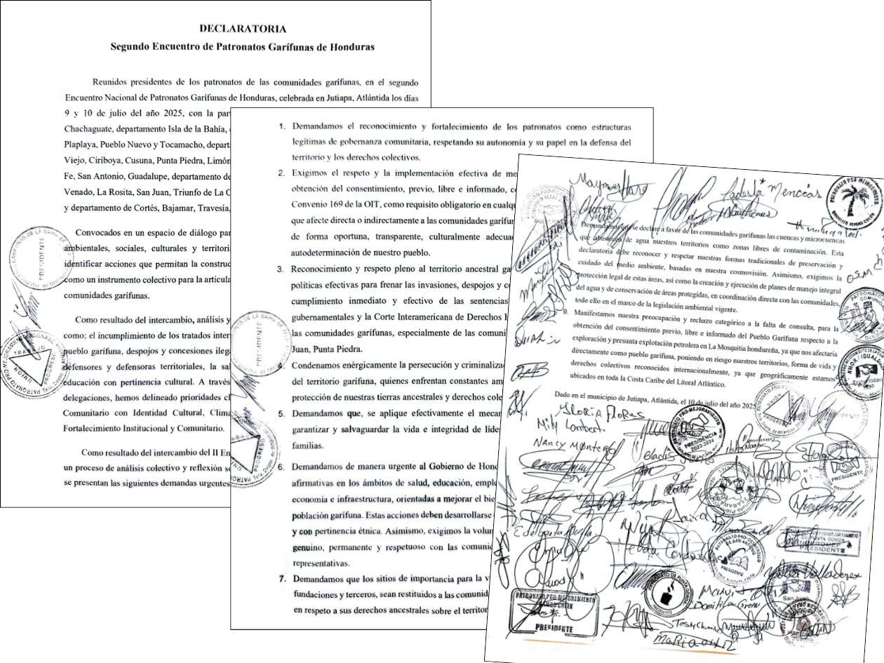 Garífunas de Honduras rechazan posible explotación petrolera en La Mosquitia