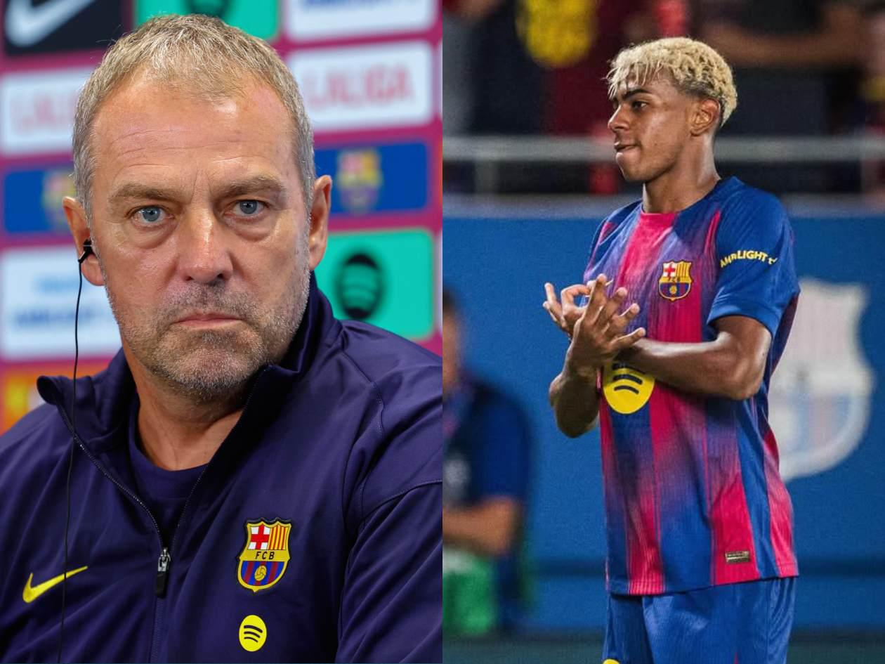 Flick confirma malas noticias con Lamine Yamal y señala al responsable