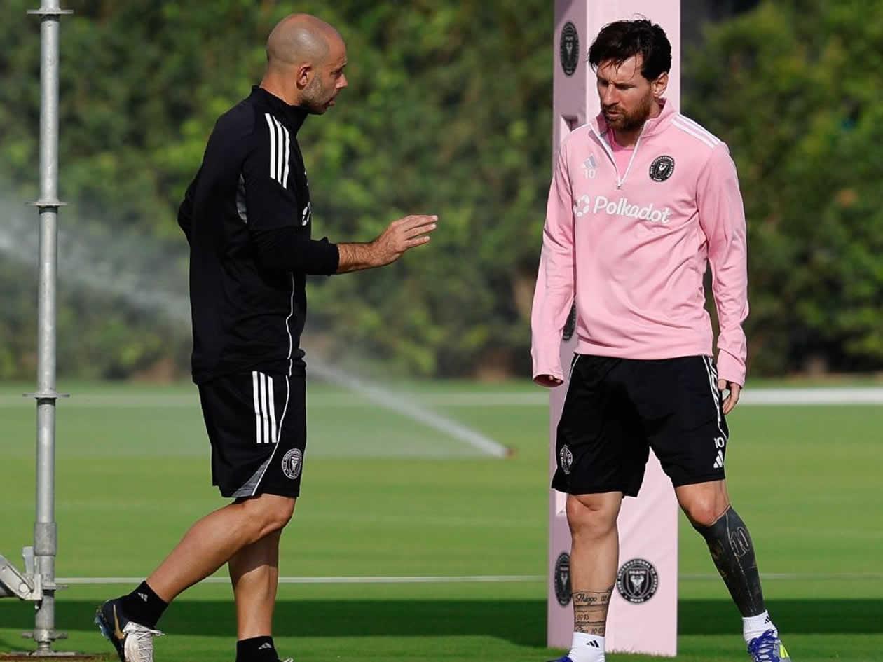 Mascherano habla sobre polémica imagen con Messi en el Inter Miami: ¿Hay problemas?