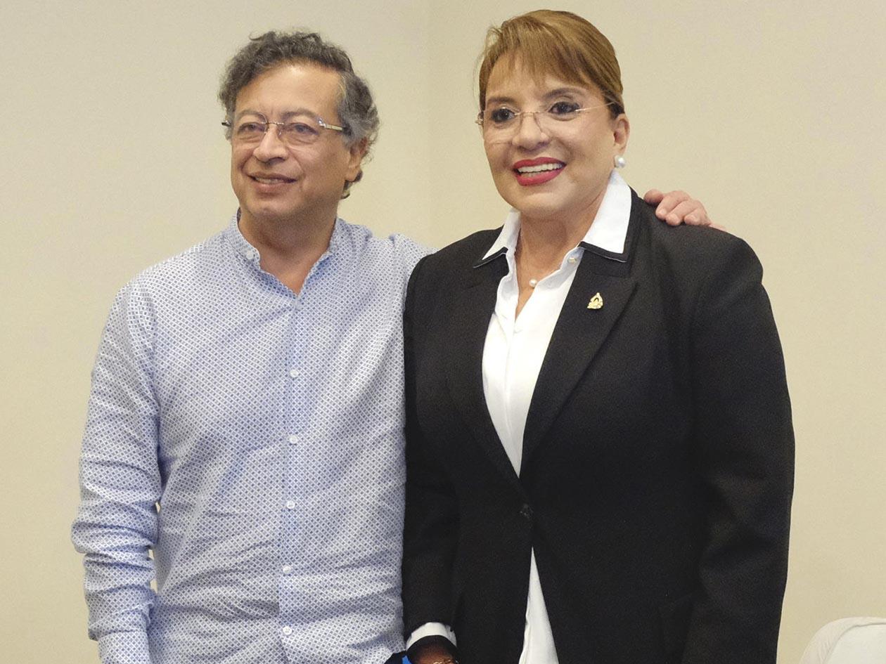 Xiomara, Petro y Arce hablan de  migración y narcotráfico