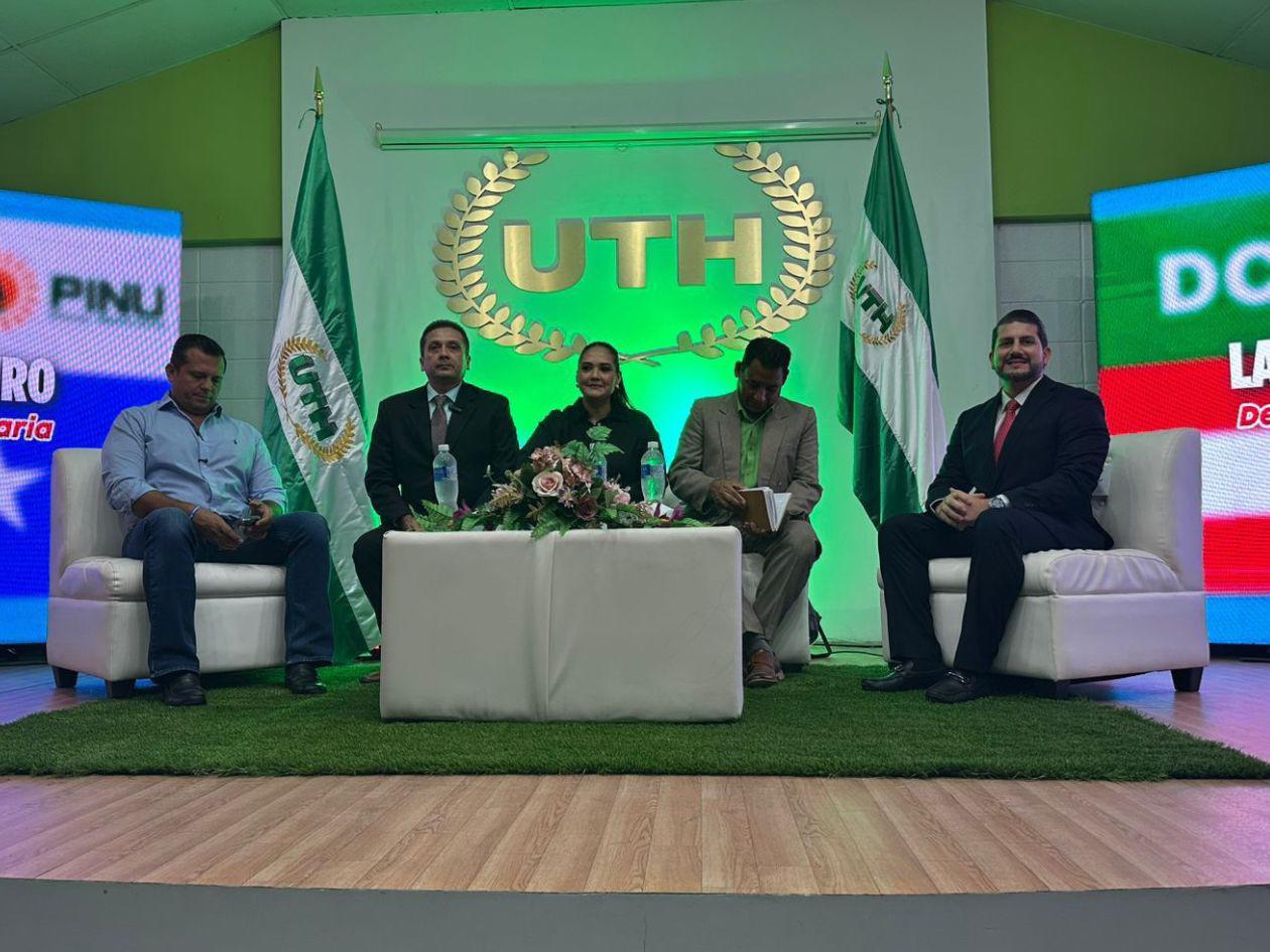 UTH realiza conversatorio con candidatos a la alcaldía de La Ceiba