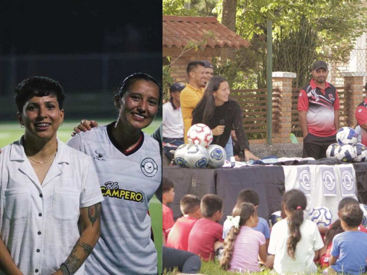 ¡Ejemplar! Emelly Chicas, seleccionada catracha, impulsa academia de fútbol en Honduras