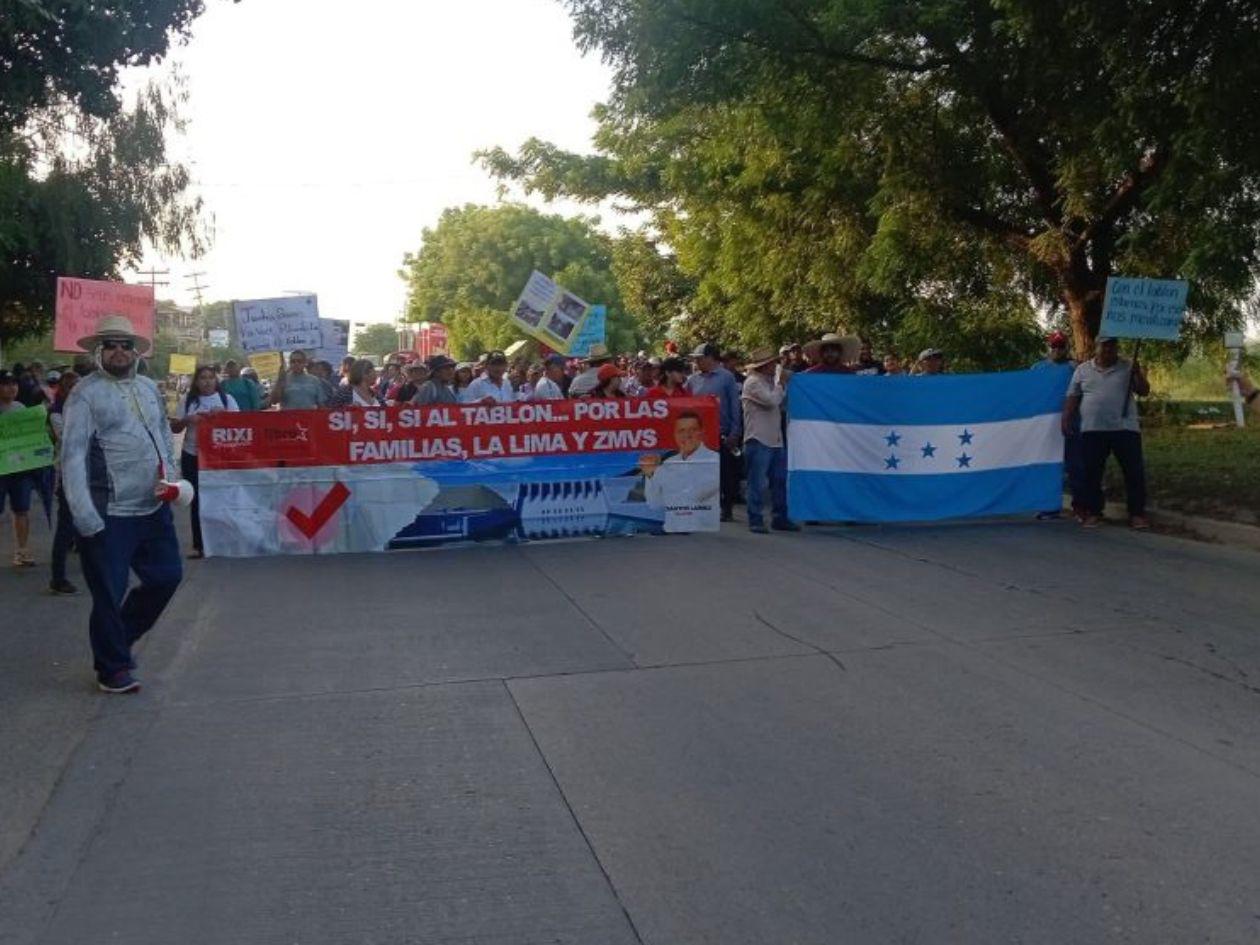 Fuerzas vivas de La Lima exigen construcción de El Tablón