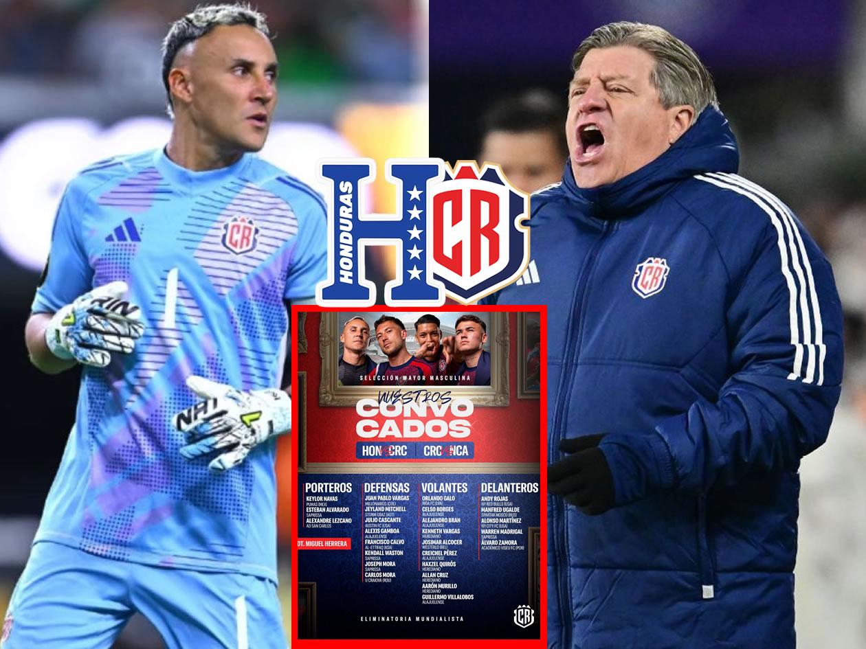 Costa Rica sorprende con su convocatoria para partido ante Honduras: vuelven las figuras
