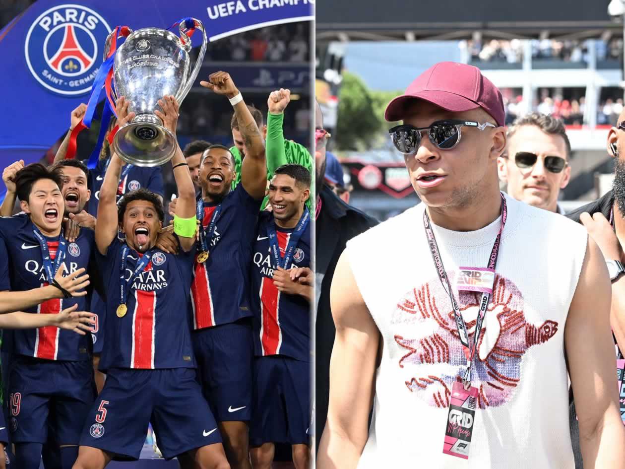 Mbappé sorprende y hace lo que nadie esperaba tras ganar el PSG la Champions League