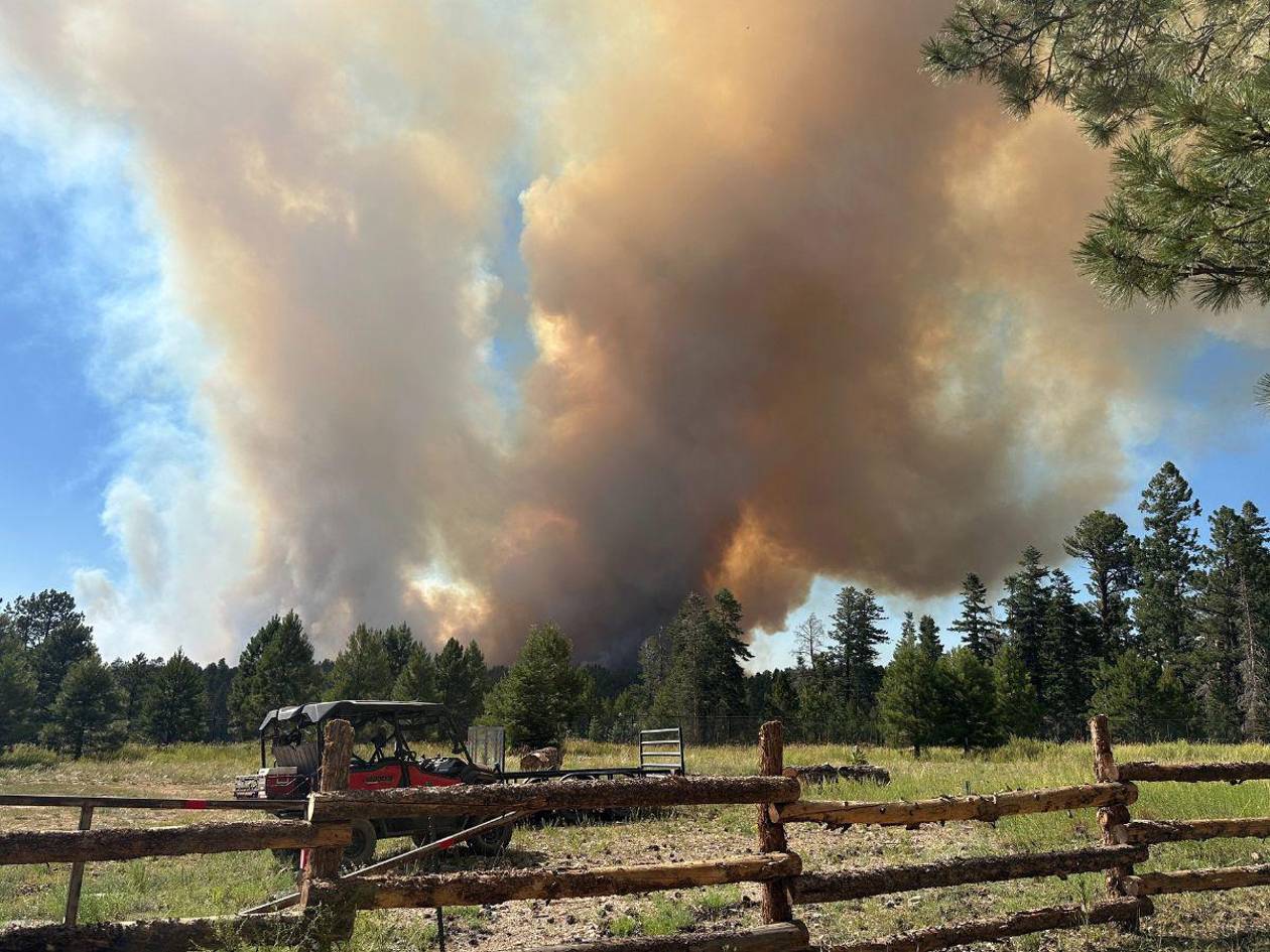 Un incendio destruye un sitio histórico del Gran Cañón