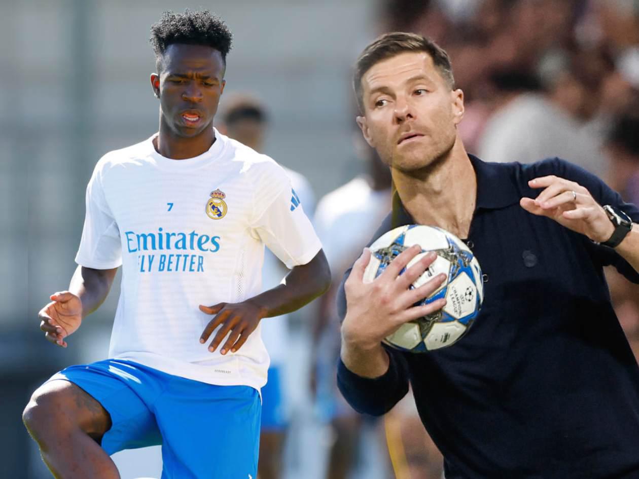 Xabi explica por qué Vinicius fue suplente y el polémico penal en Champions