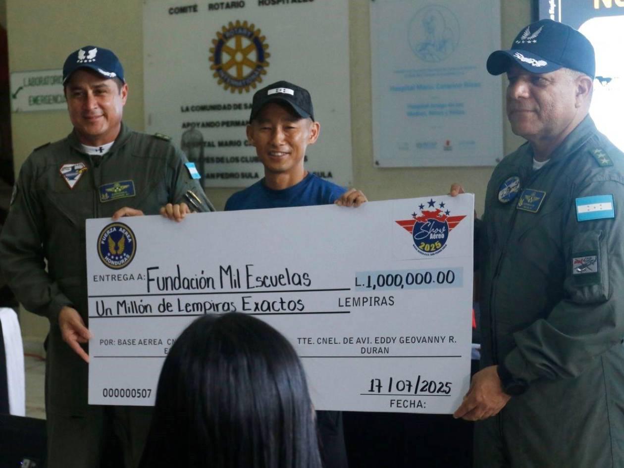 Show Aéreo recaudó L2 millones para el Mario Rivas y fundación de Shin Fujiyama