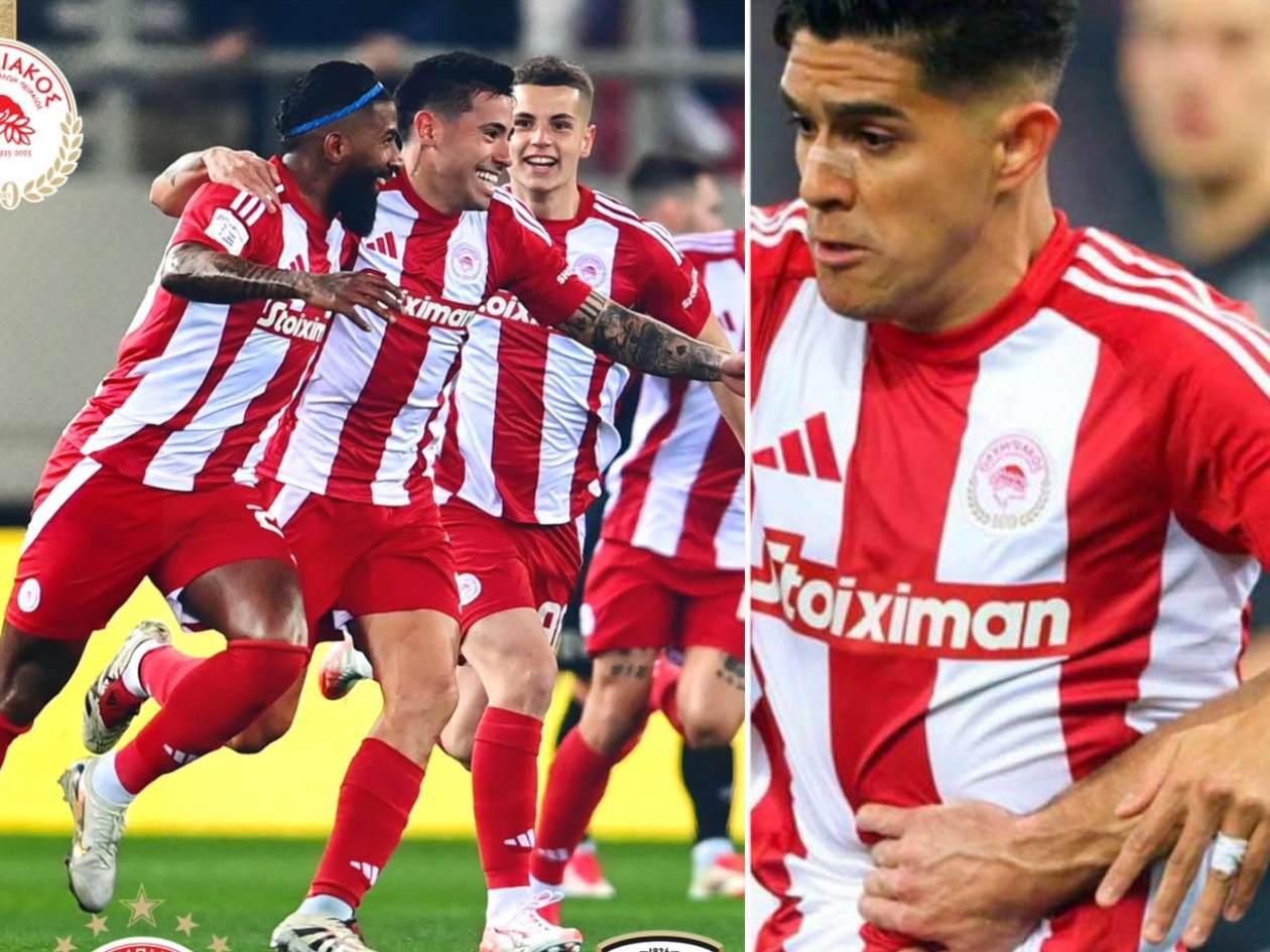El Olympiacos de Luis Palma vuelve a ganar y lidera la Superliga de Grecia