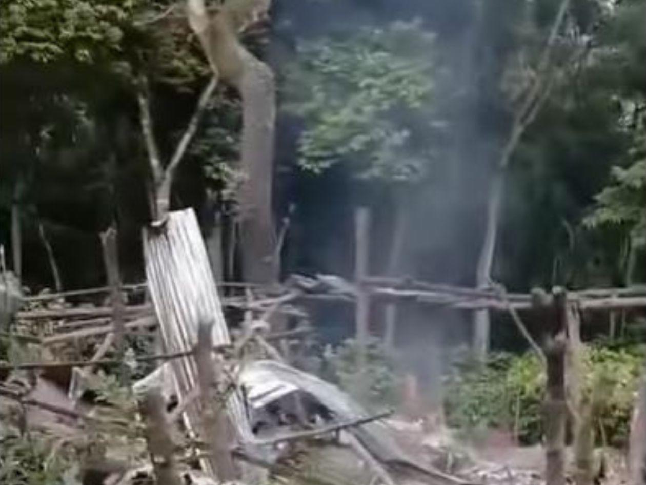 Mujer muere en incendio presuntamente provocado por su esposo en Santa Bárbara