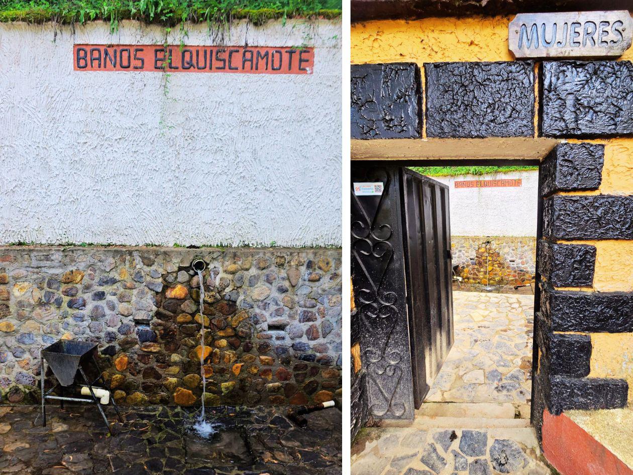 El agua es muy fría, pero emana del corazón de la montaña. Muchos se bañan ahí, aún cuando la baja temperatura no invita a sumergirse. Lo hacen por tradición, por la creencia de que esas aguas tienen propiedades curativas y porque en medio del bosque nuboso, con la neblina cubriendo los pinos, la experiencia se vuelve inolvidable.