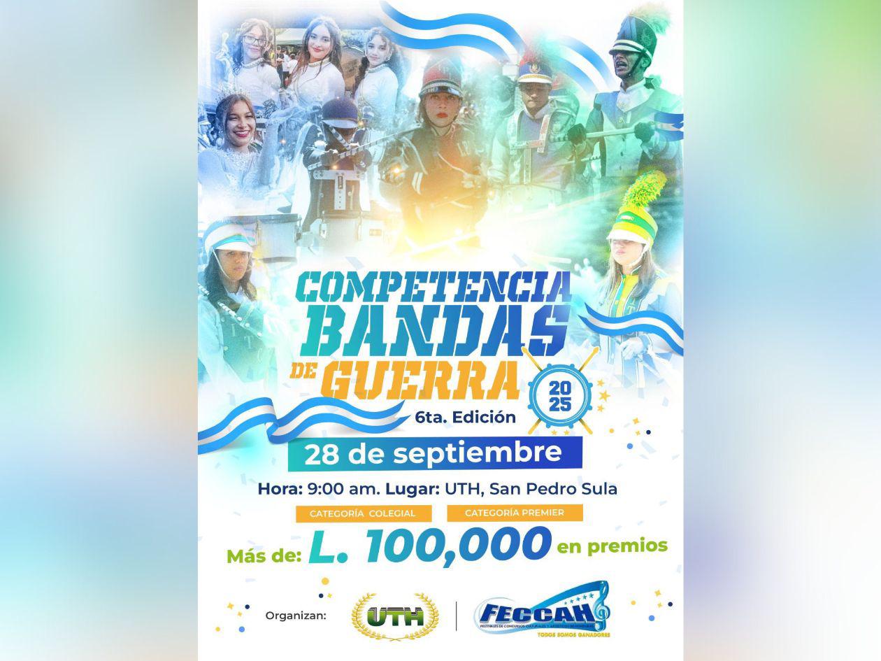 UTH será sede de competencia de bandas en cierre del mes patrio
