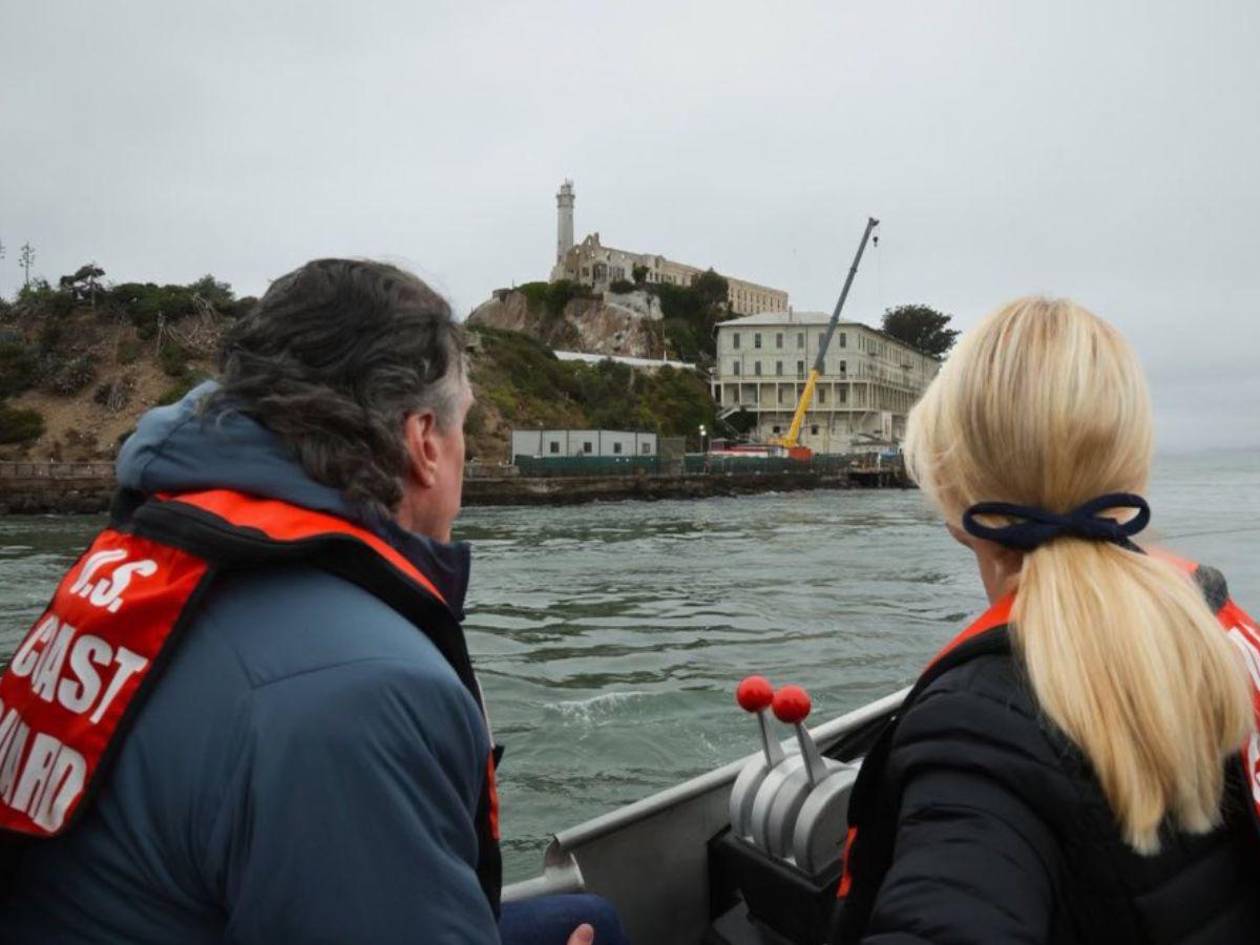 Reapertura de Alcatraz en California avanza con inspección de autoridades