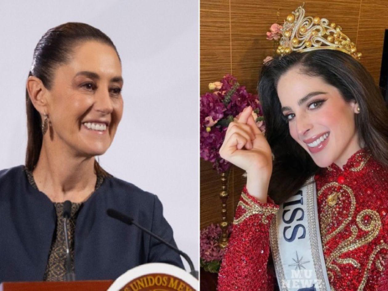 Sheinbaum felicita a Miss Universo México y la califica de “ejemplo de valentía”