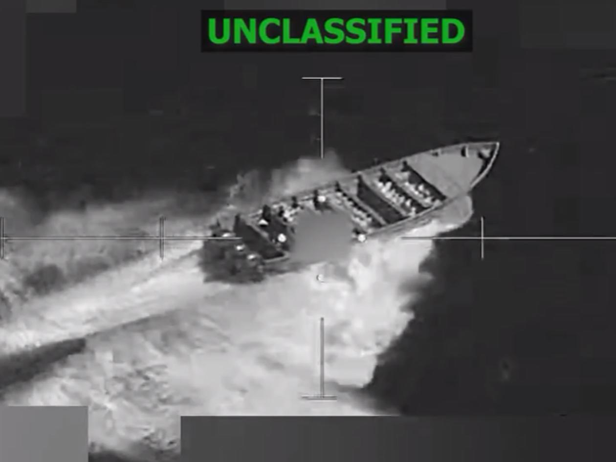 EEUU destruye otra lancha en el Pacífico en la que mueren otros tres presuntos narcoterroristas