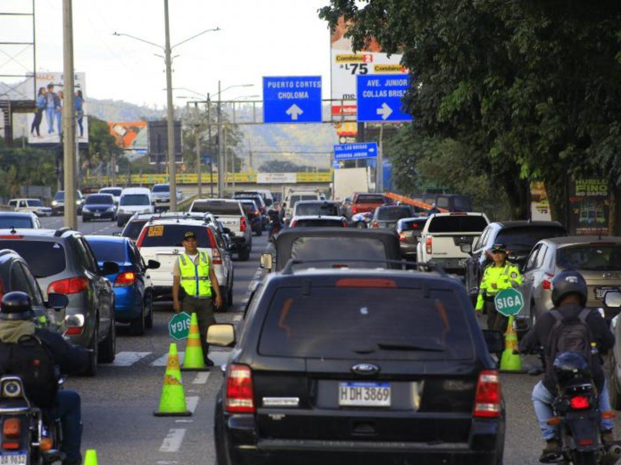 Tráfico vial hoy viernes 6 de junio en San Pedro Sula