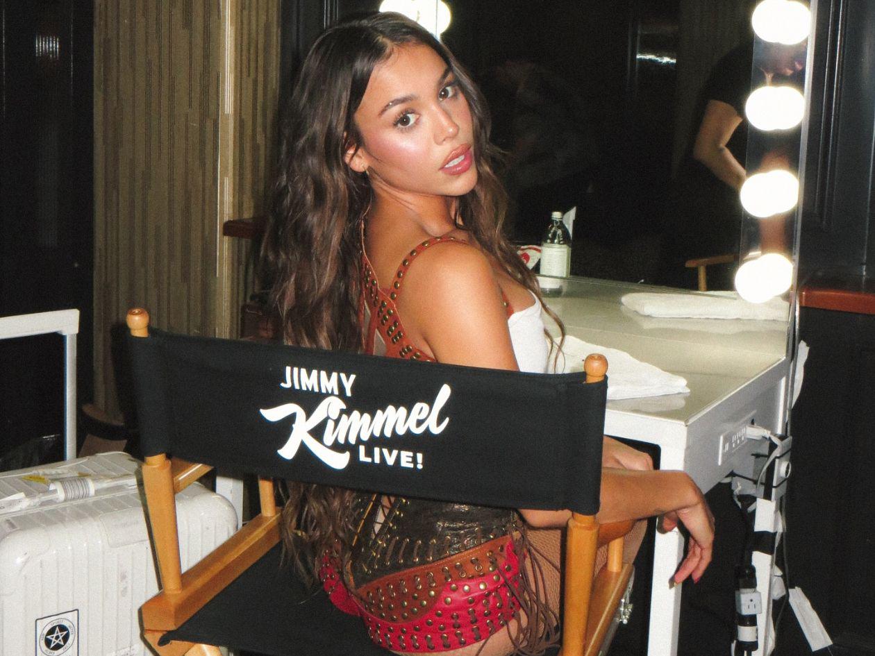 Danna Paola es la primera cantante mexicana de pop en aparecer en el show de Jimmy Kimmel