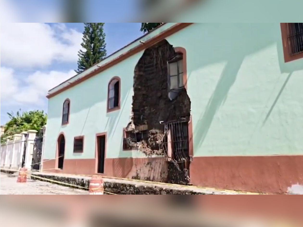 Edificios del corazón histórico de Santa Rosa de Copán se desmoronan