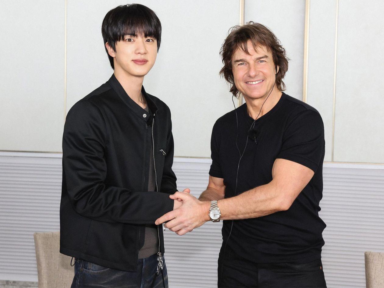 Tom Cruise sorprende al aparecer junto a Jin de BTS en “Run Jin”