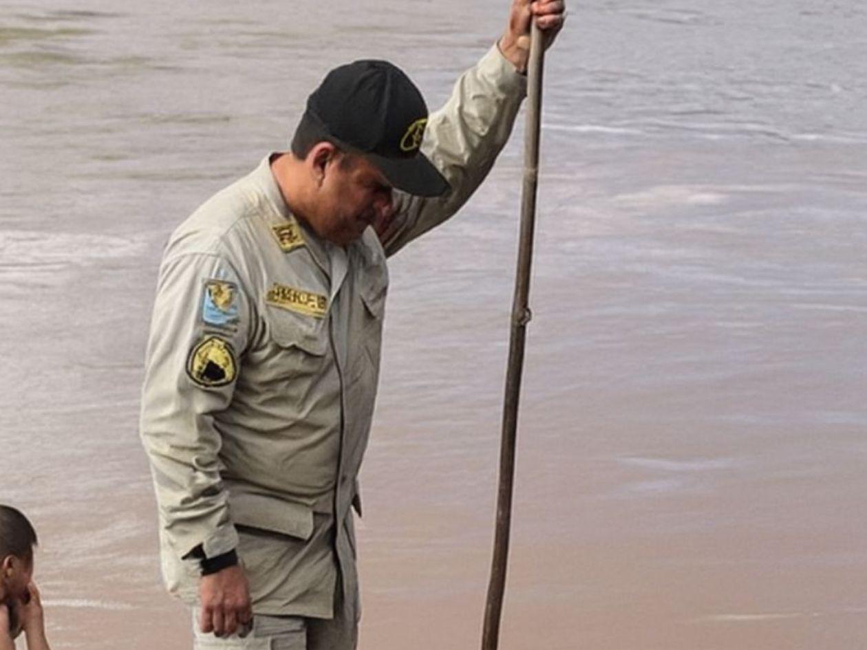 Niño muere en accidente de microbús que cayó al río Ulúa en Gualala