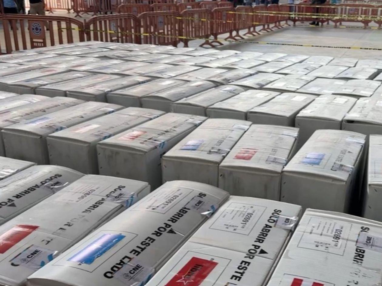 Inicia distribución de las maletas y kits electorales en Cortés