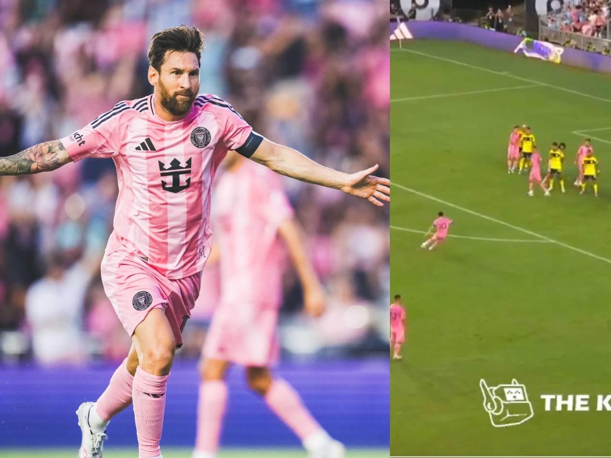 Messi llegó a los 872: nuevo golazo de tiro libre y así quedó de Cristiano Ronaldo